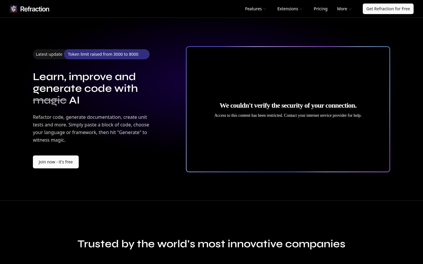 Refraction Homepage