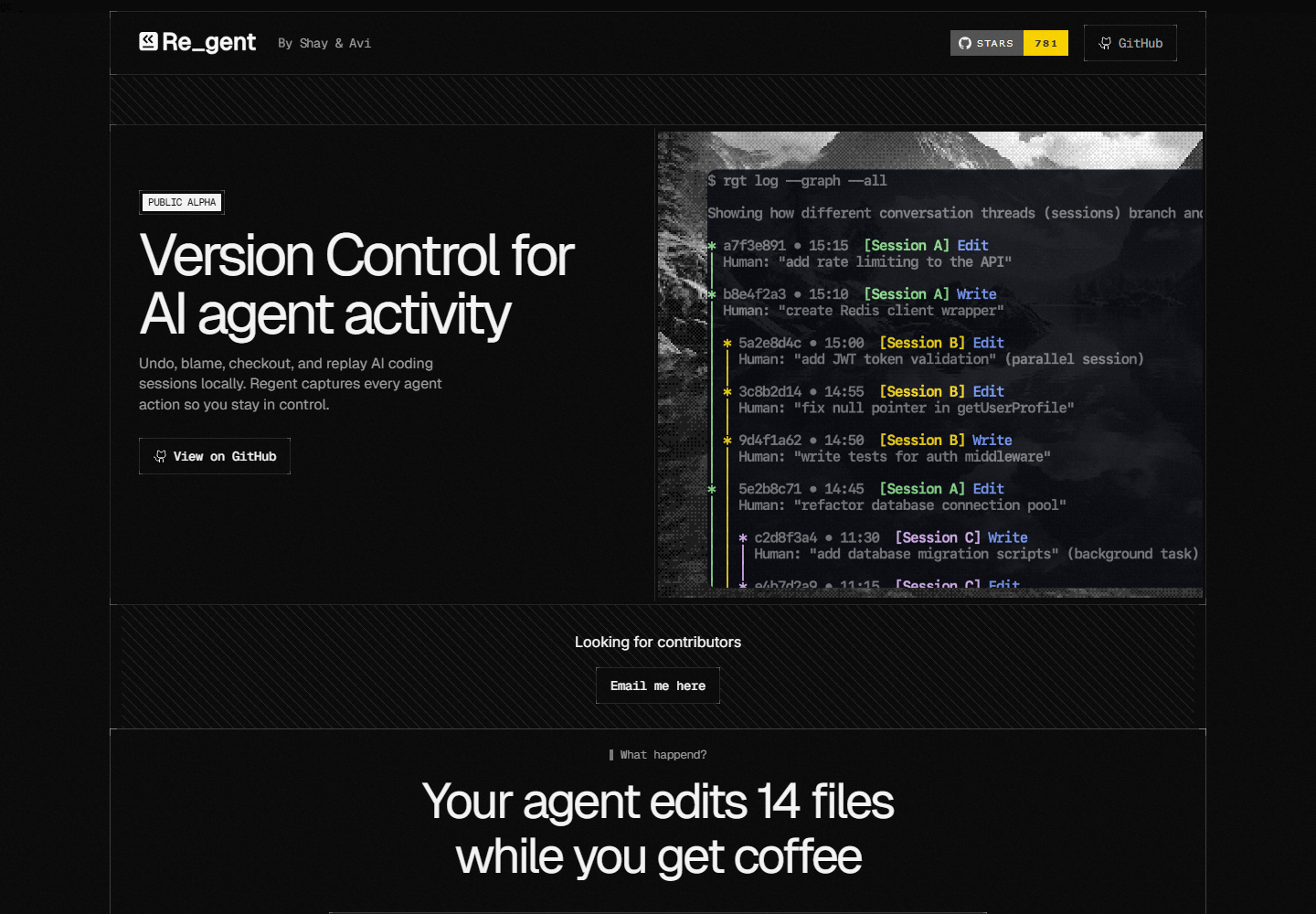 Regent homepage