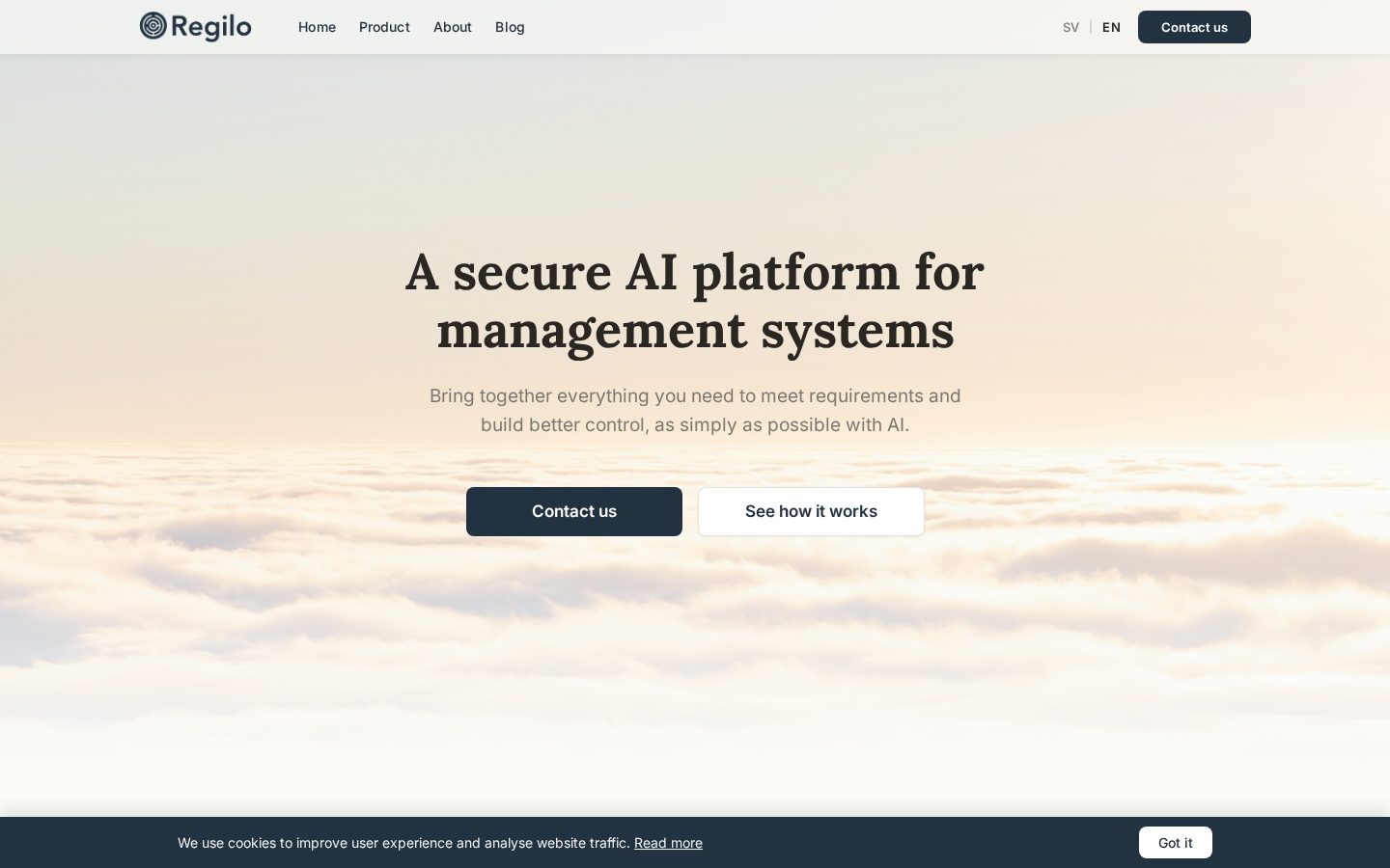 Regilo Homepage