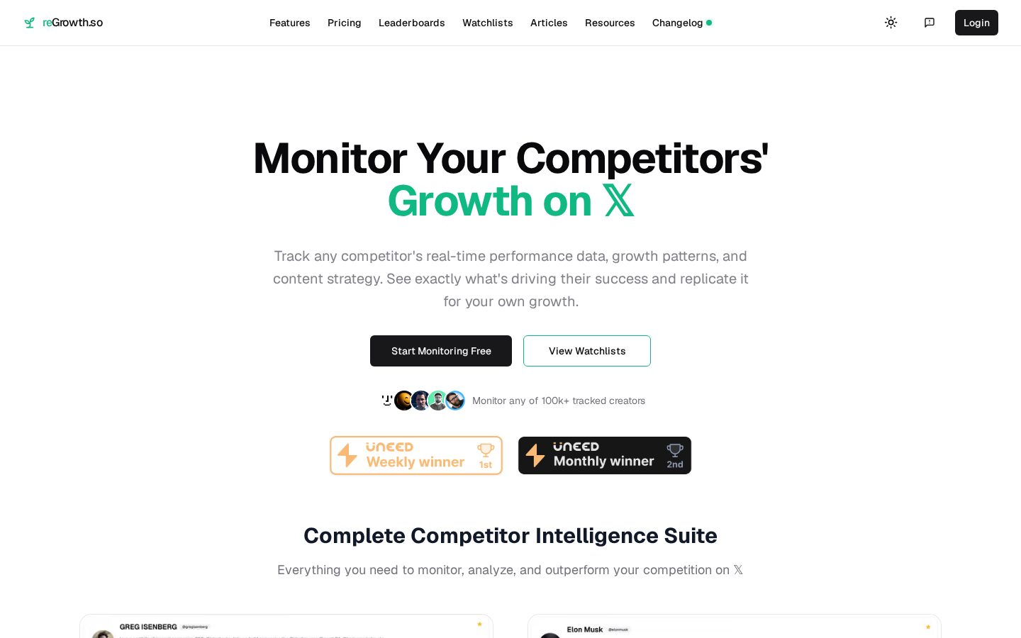 reGrowth.so Homepage