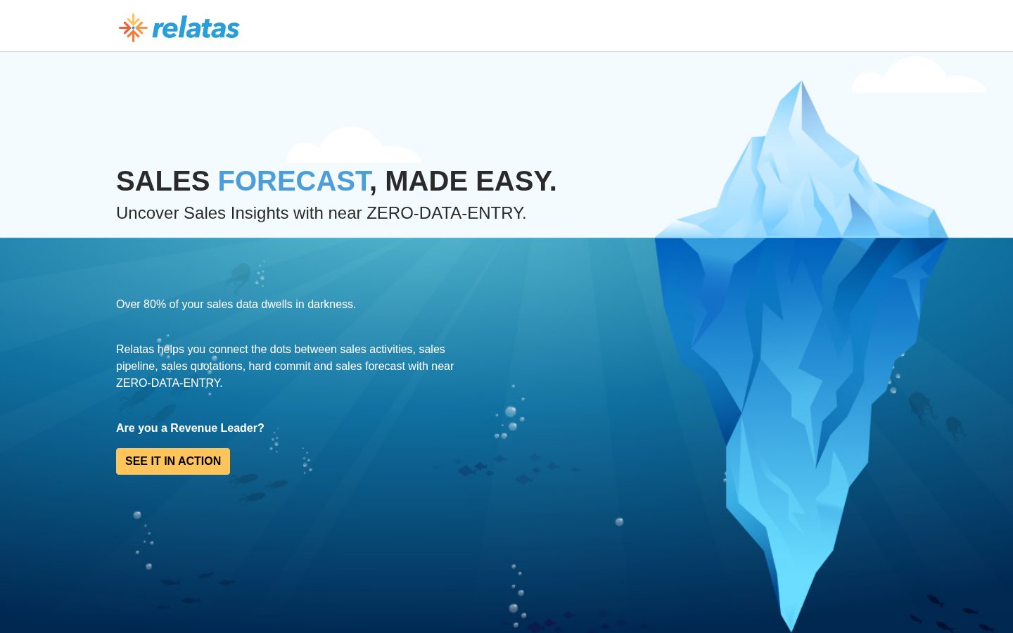 Relatas Homepage