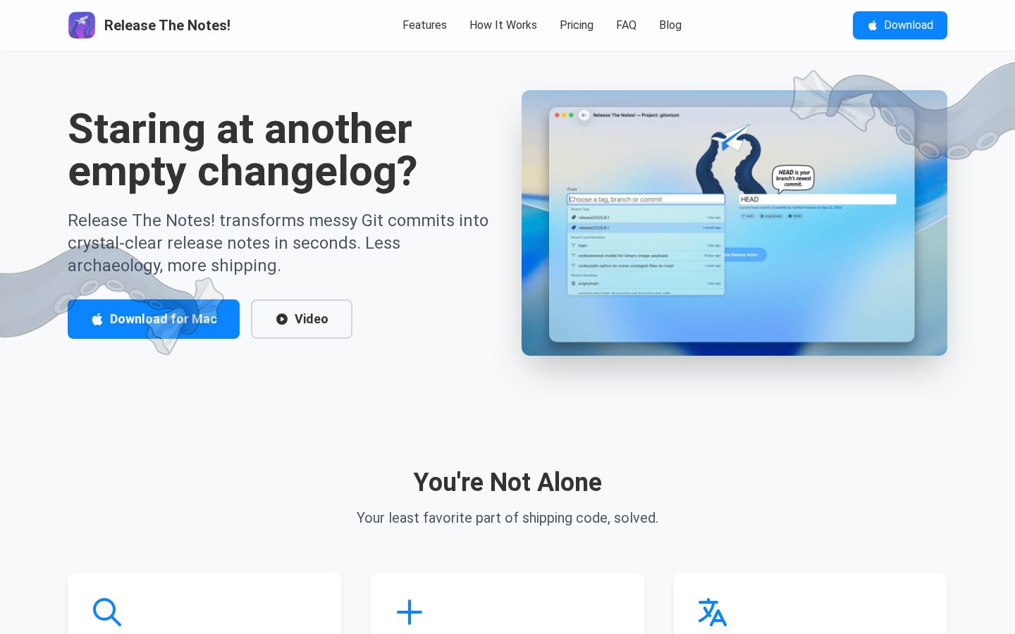 Release The Notes! Homepage