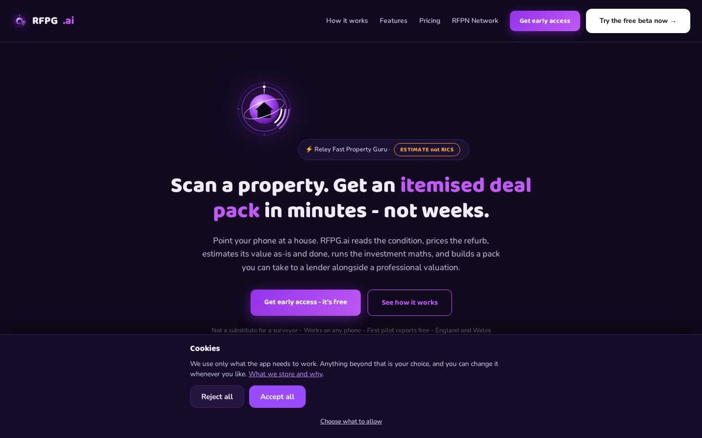 Reley Fast Property Guru Homepage
