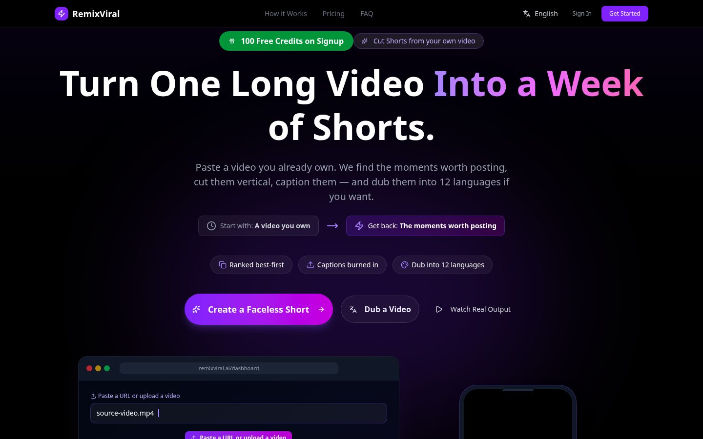 RemixViral Homepage