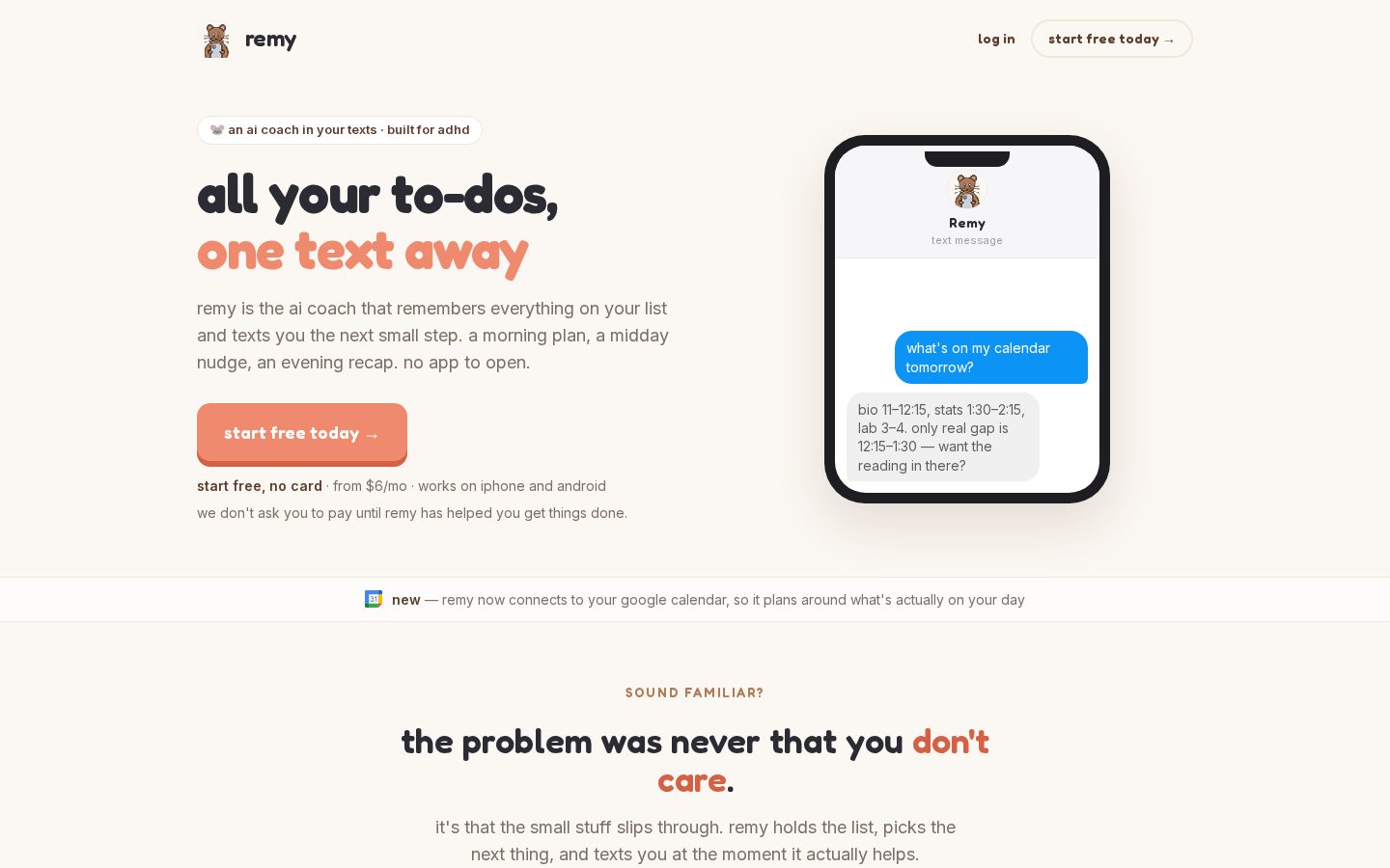 Remy Homepage