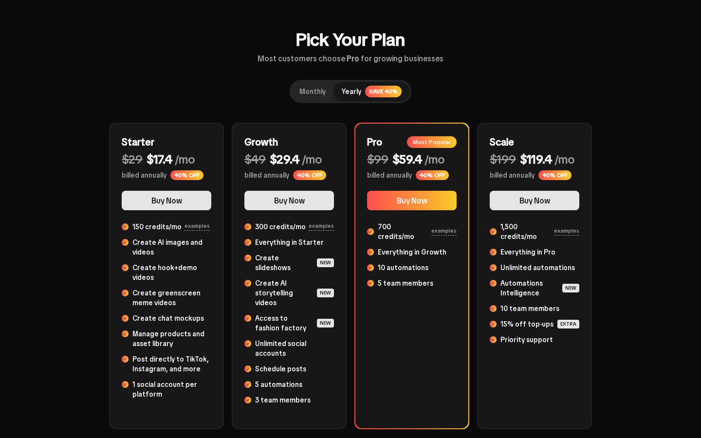 RenderFire Pricing
