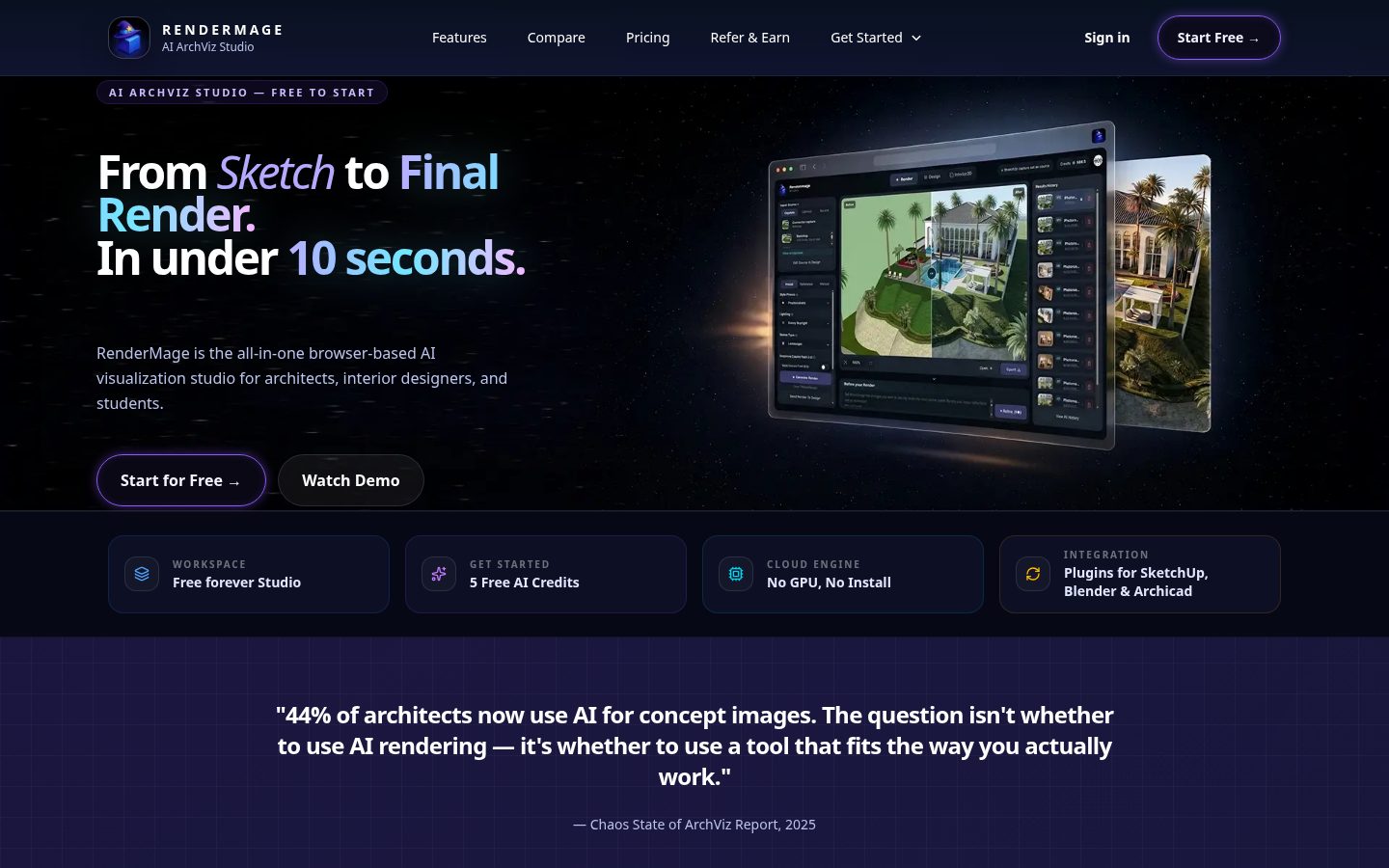 RenderMage Homepage