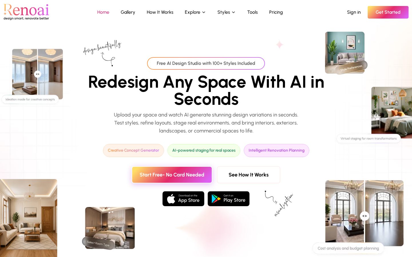 RenoAI Homepage