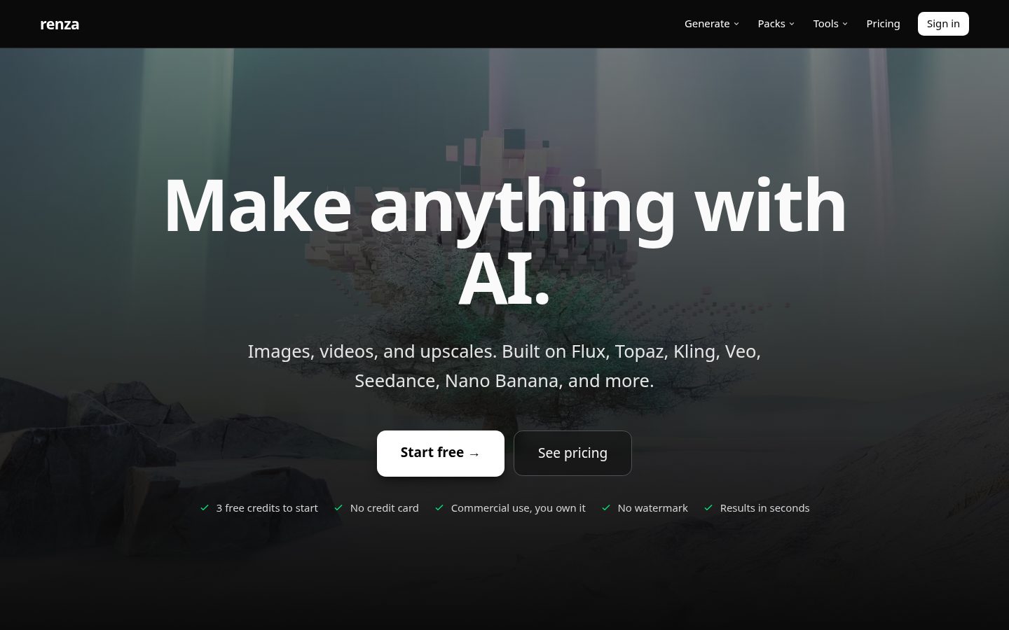 Renza Homepage