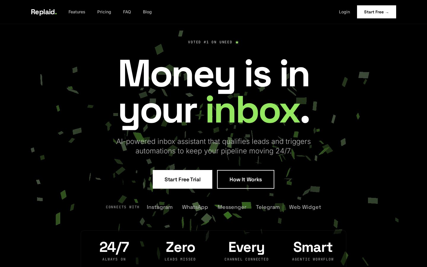 Replaid Homepage