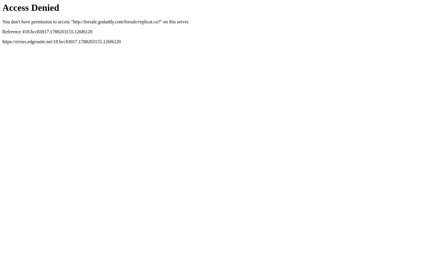 Replicat Homepage