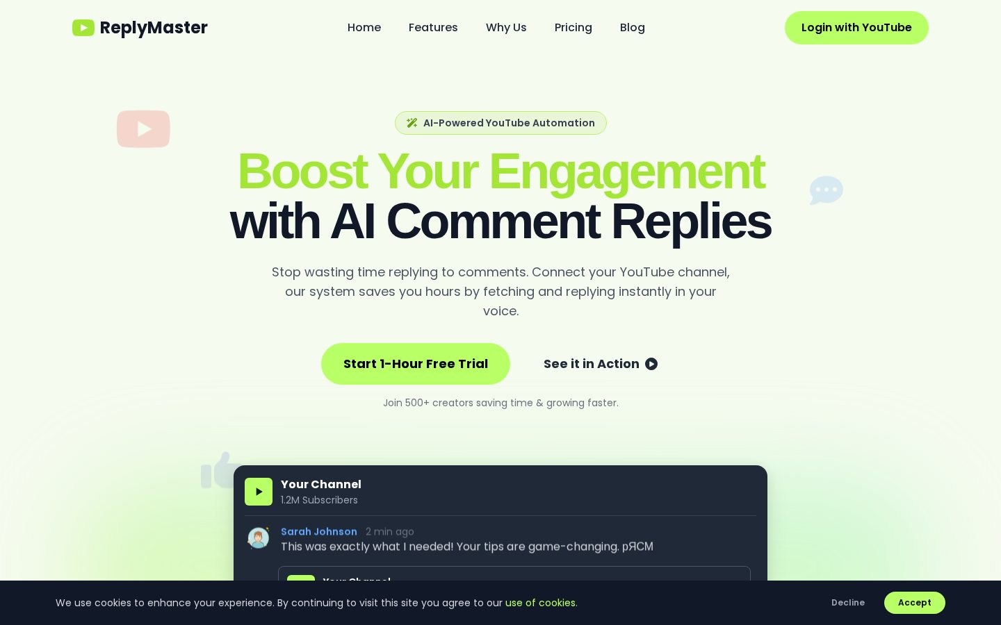 ReplyMaster Homepage