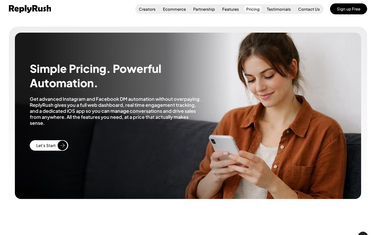 Replyrush Pricing