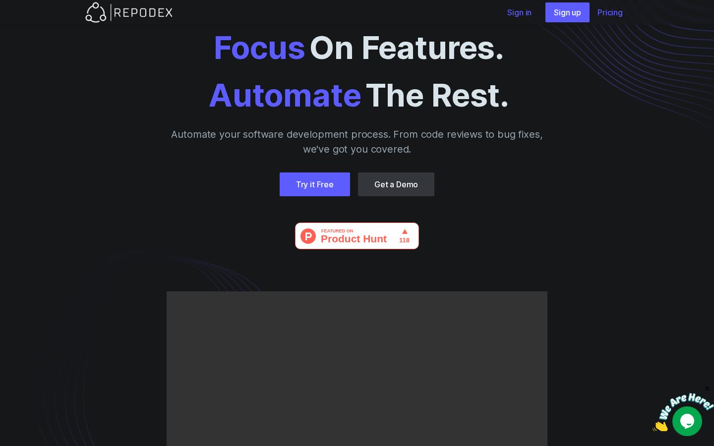 Repodex Homepage