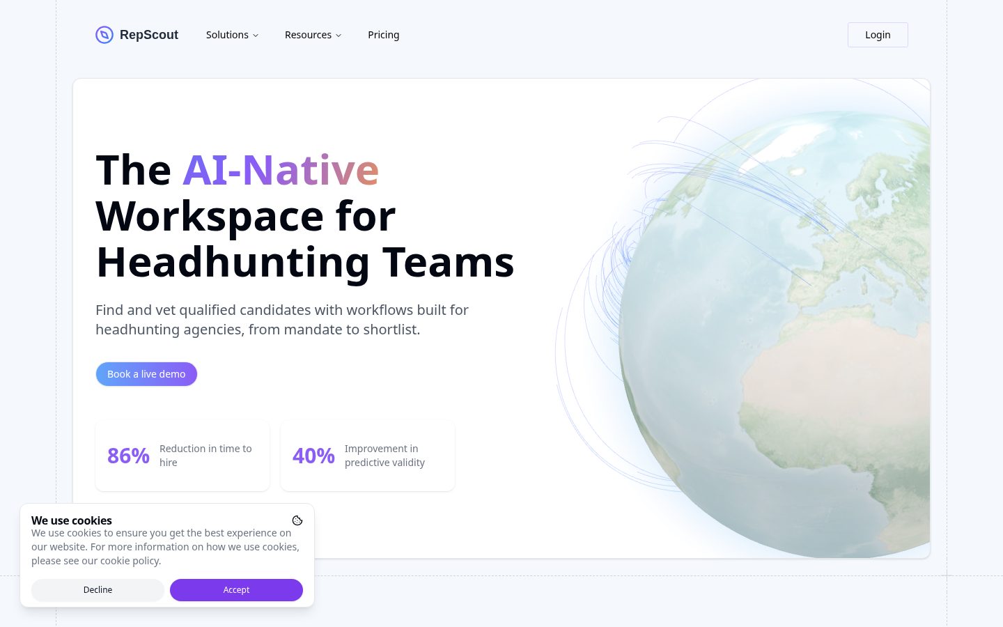 RepScout Homepage