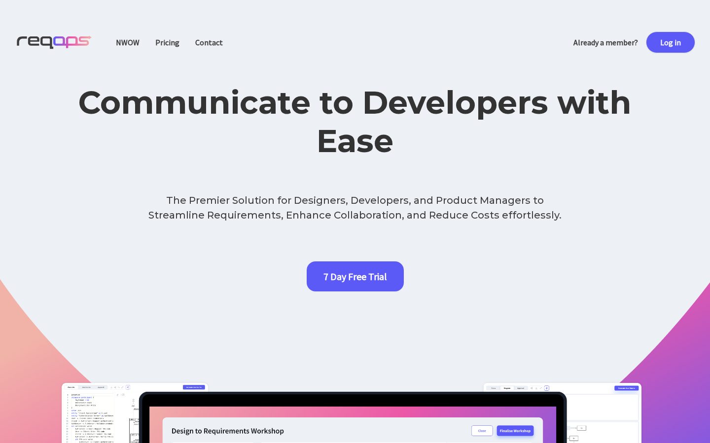 ReqOps Homepage