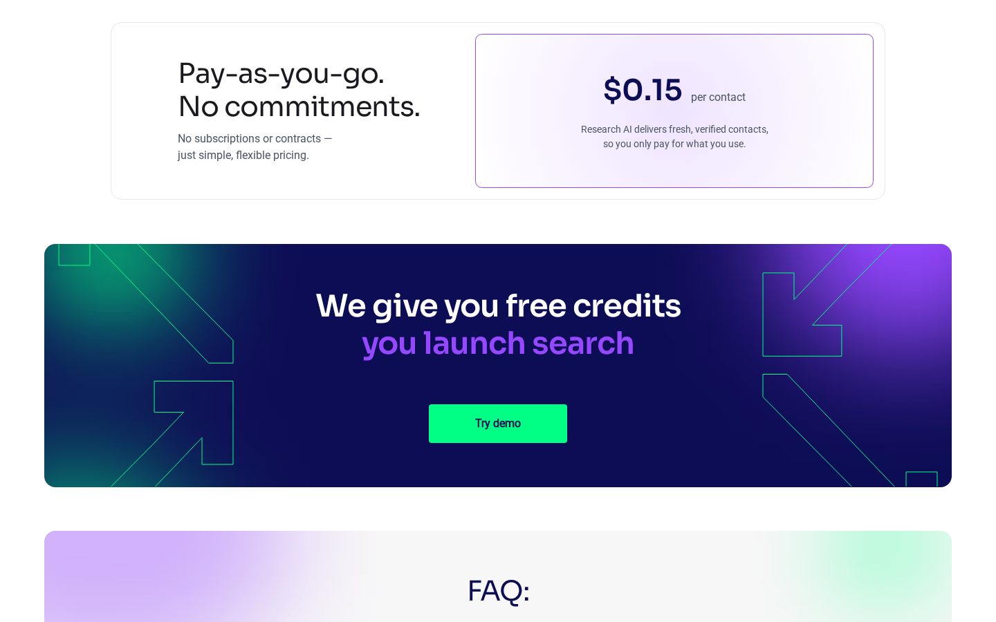 Research AI Pricing