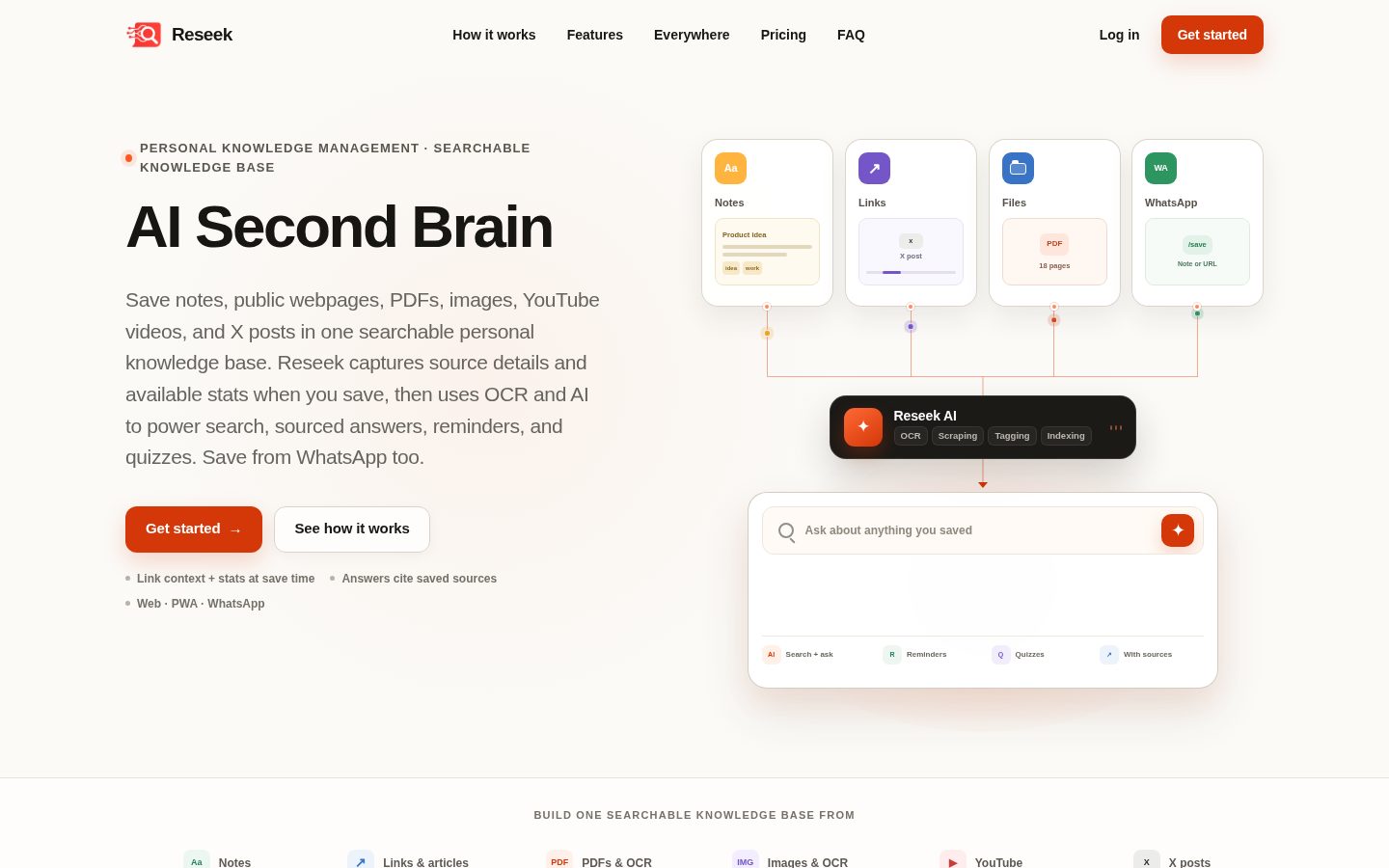 Reseek Homepage