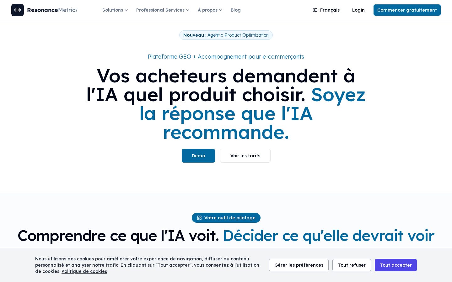 ResonanceMetrics Homepage