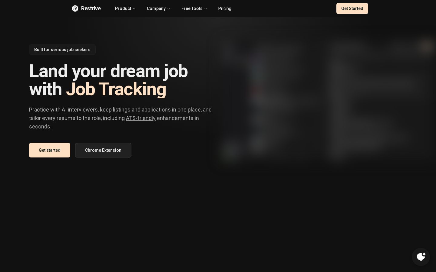Restrive Homepage