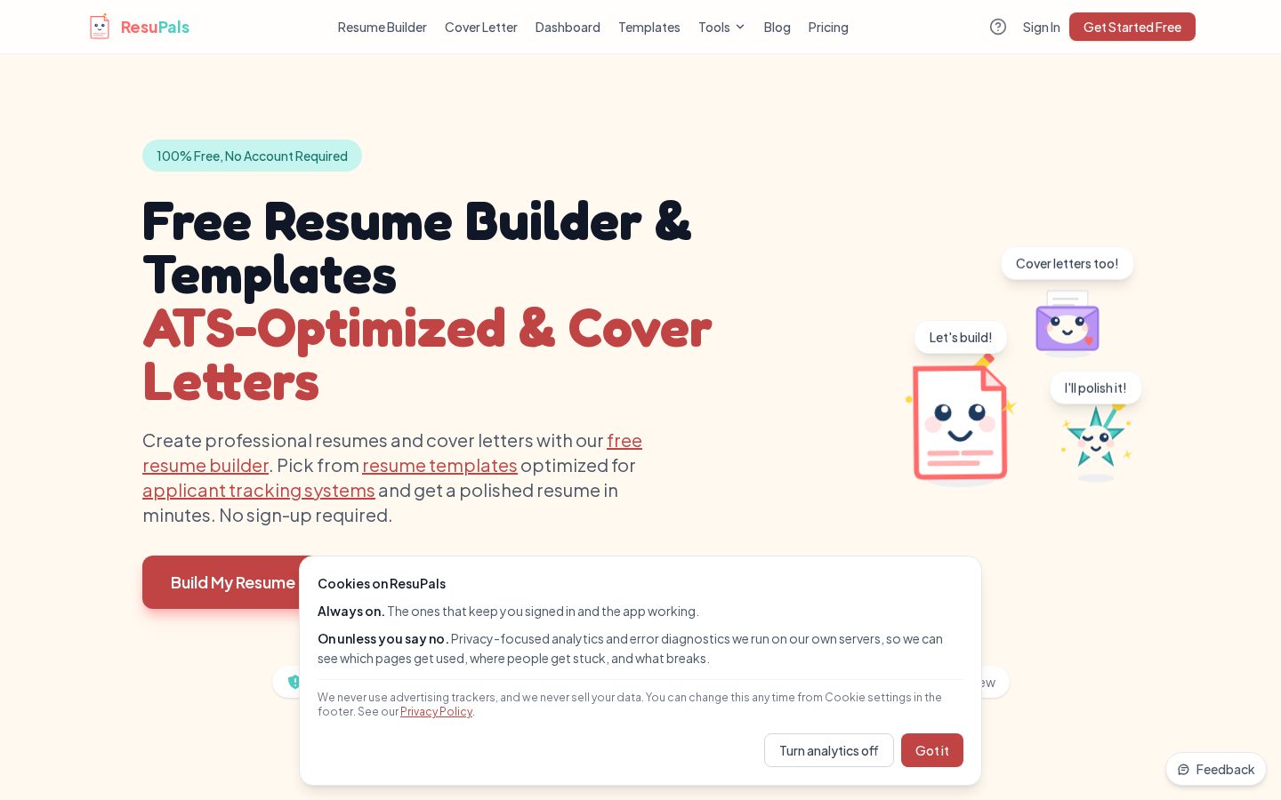 ResuPals Homepage