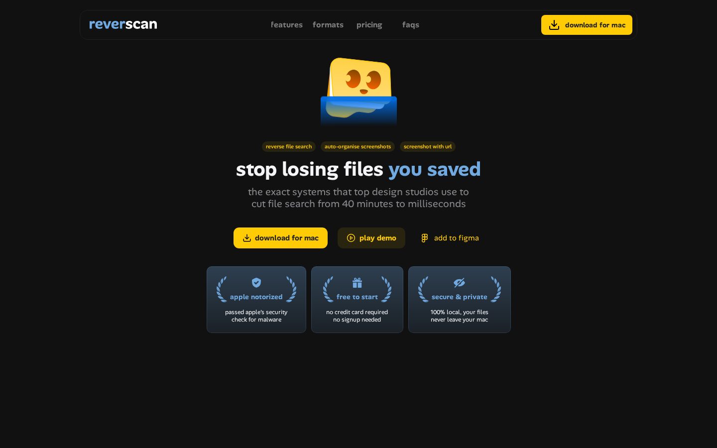 reverscan Homepage