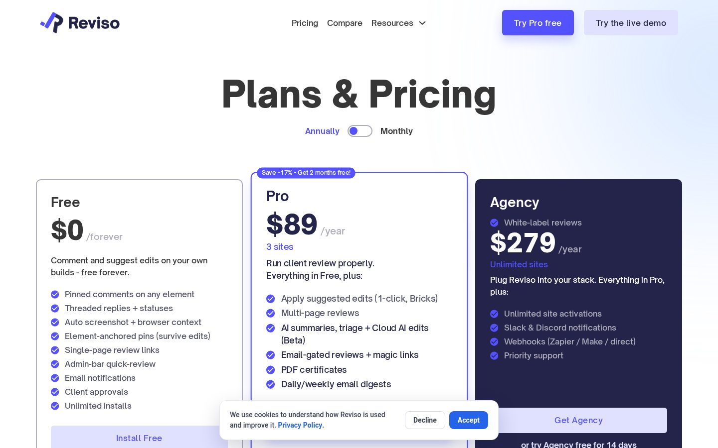 Reviso Pricing