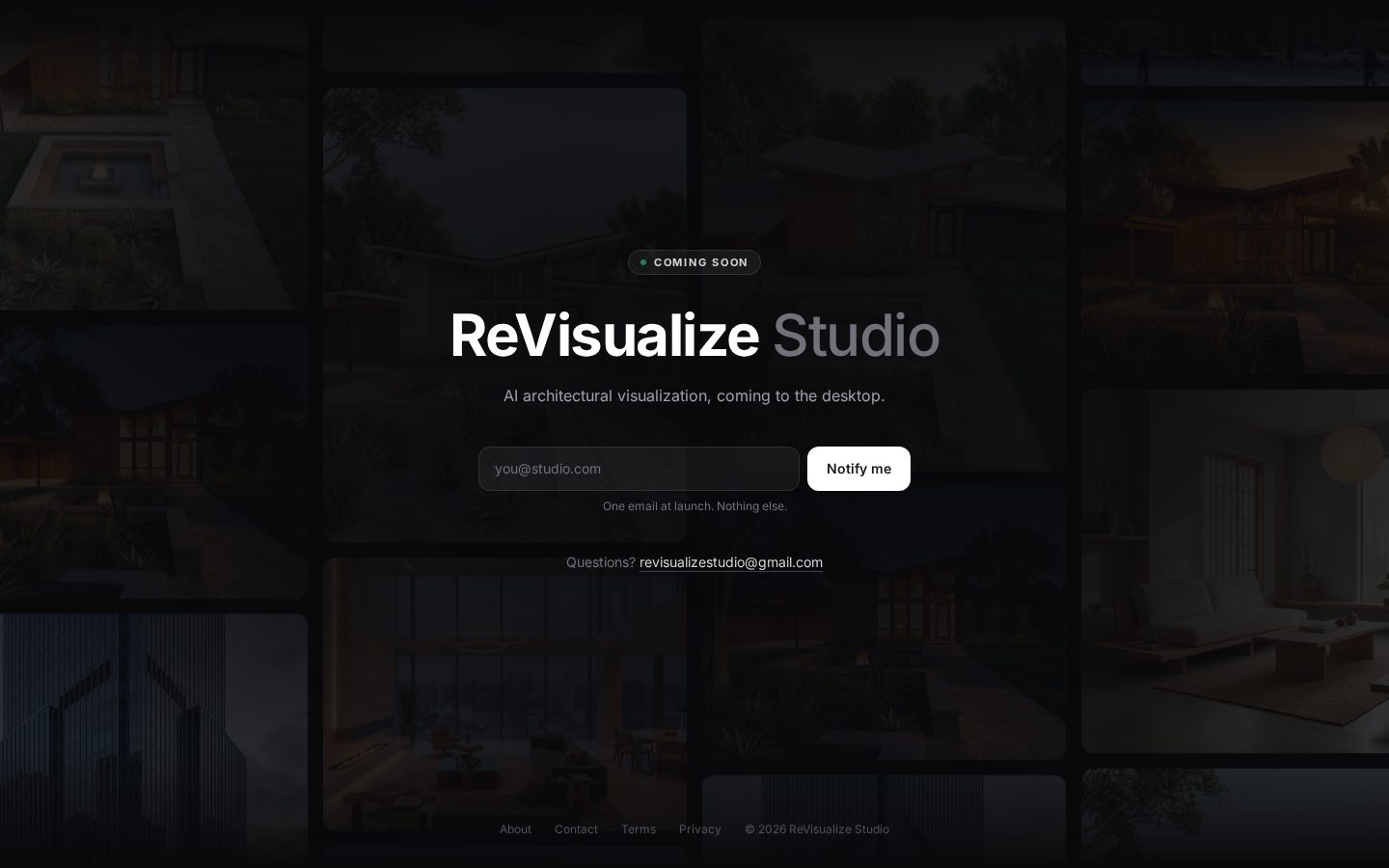 ReVisualize Studio Homepage