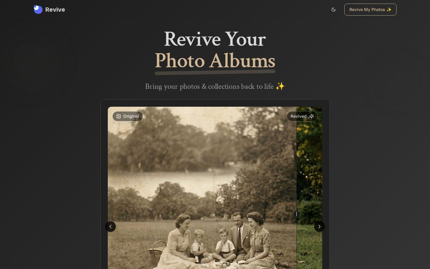 Revive Homepage