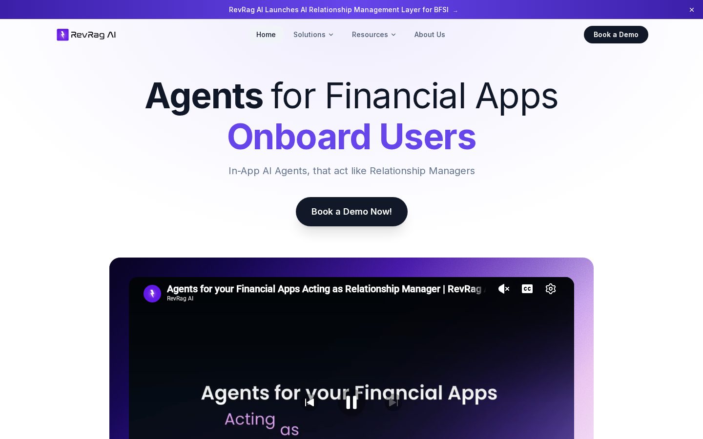 RevRag AI Homepage