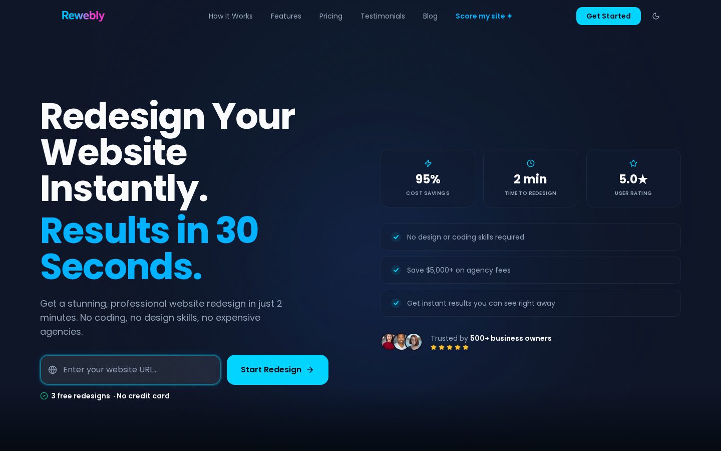 Rewebly Homepage