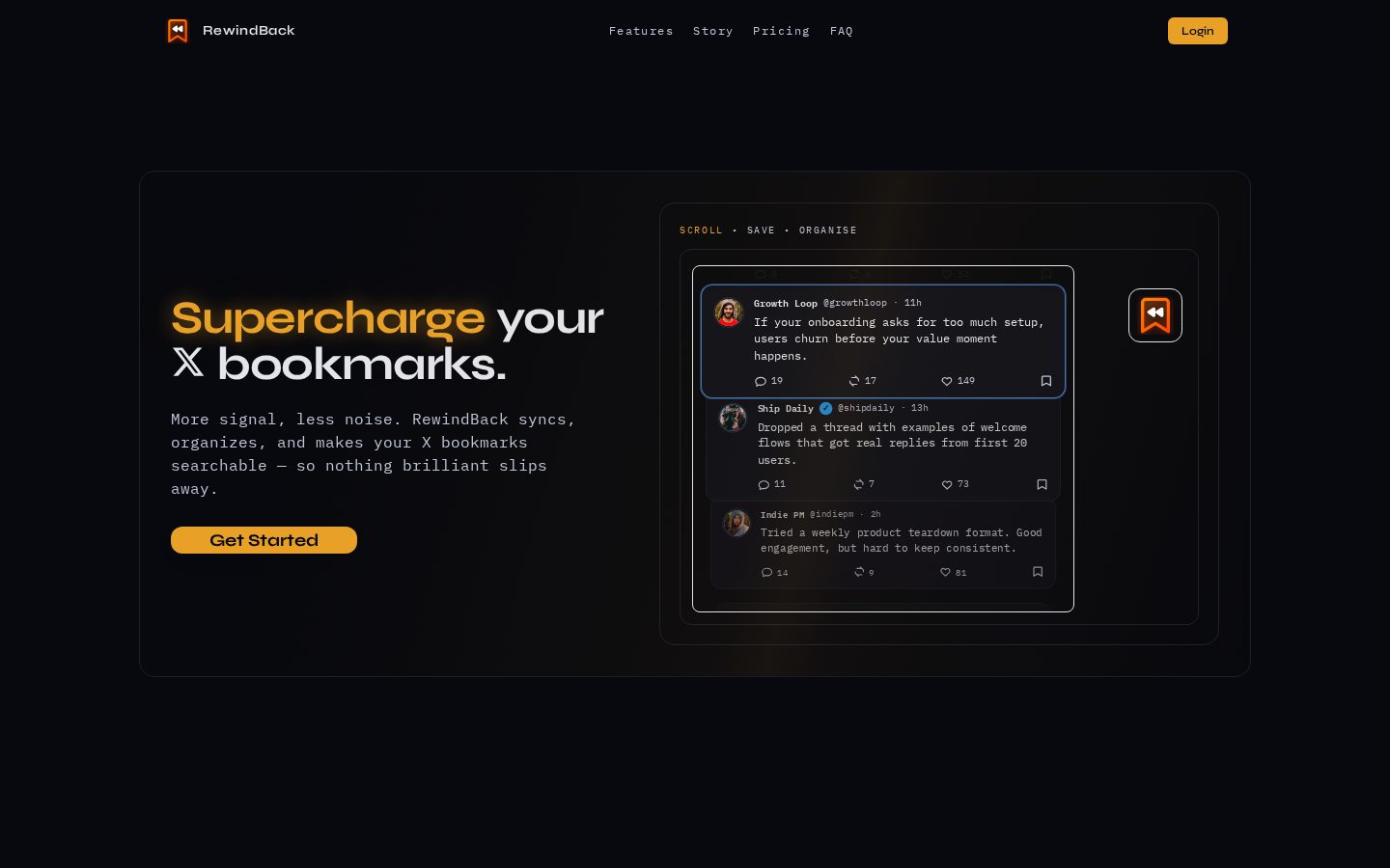 RewindBack Homepage