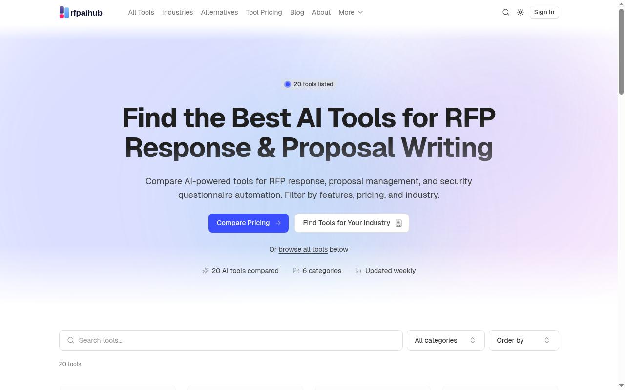 rfpaihub Homepage