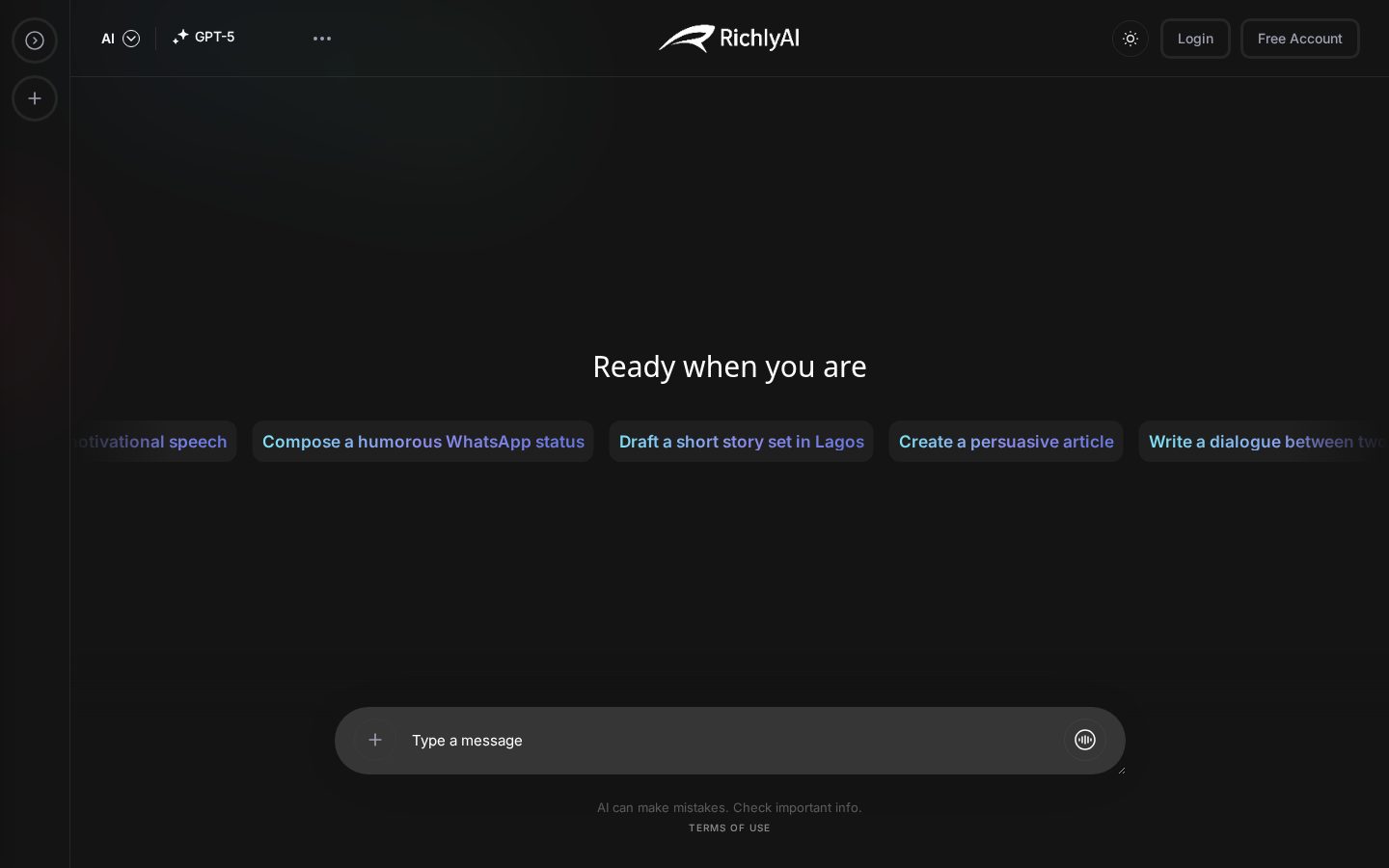 RichlyAI Homepage
