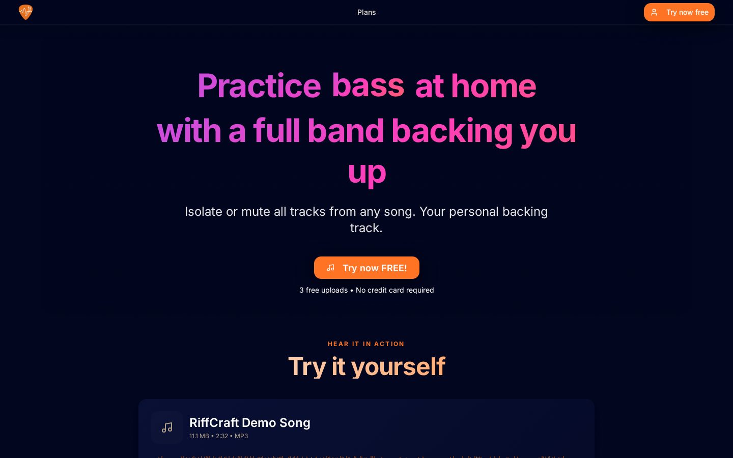 RiffCraft Homepage