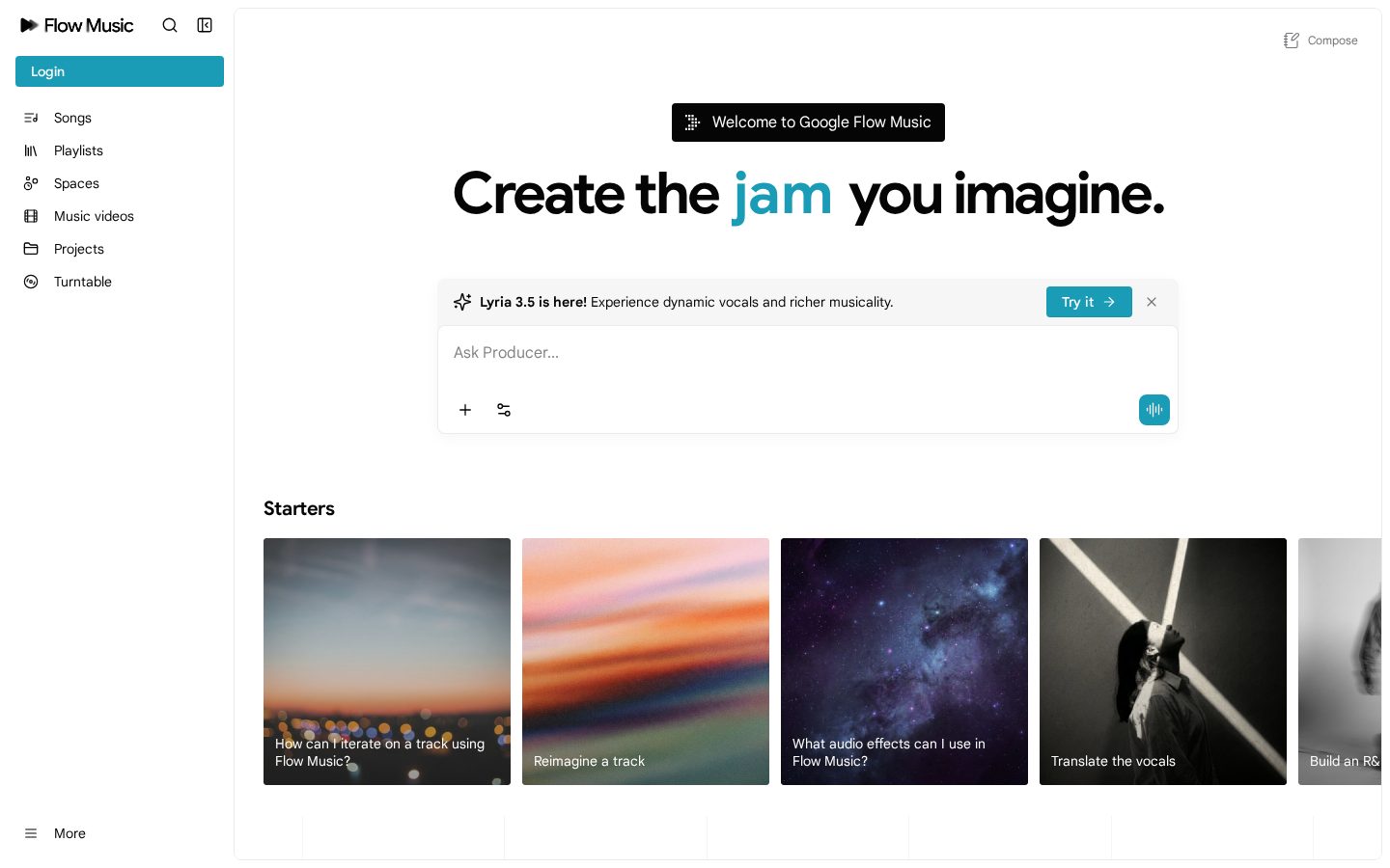 Riffusion Homepage