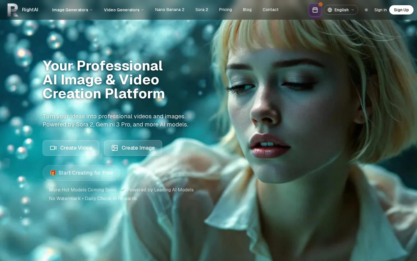 RightAI Homepage