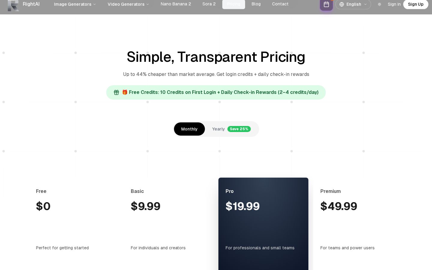 RightAI Pricing