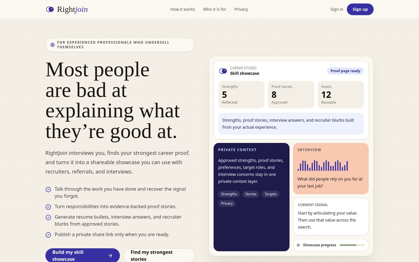 RightJoin Homepage