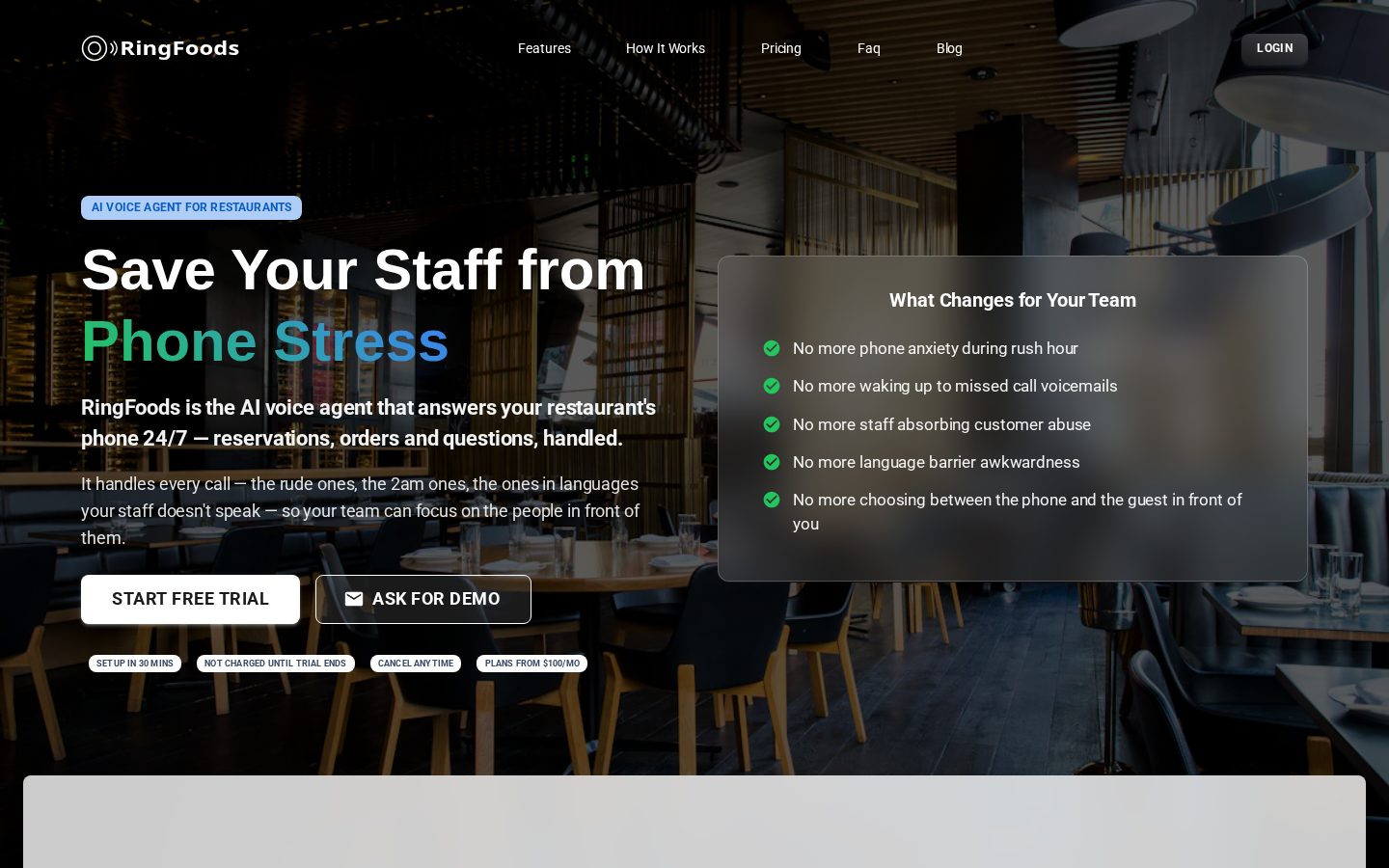 RingFoods Homepage