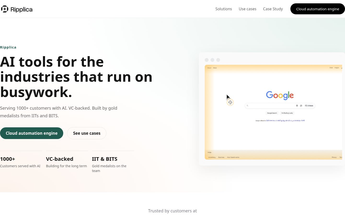 Ripplica Homepage