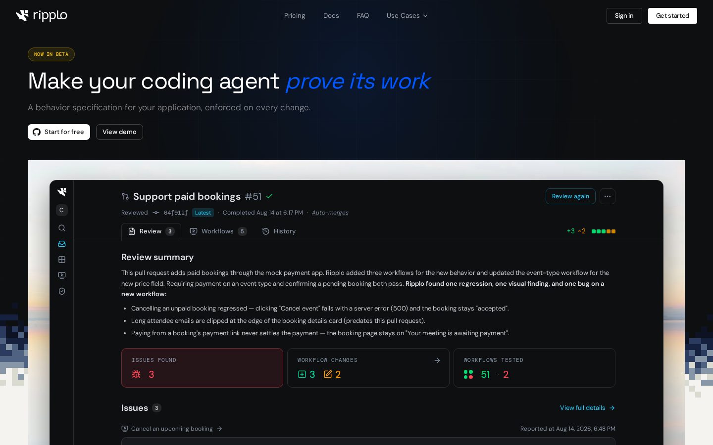 Ripplo Homepage