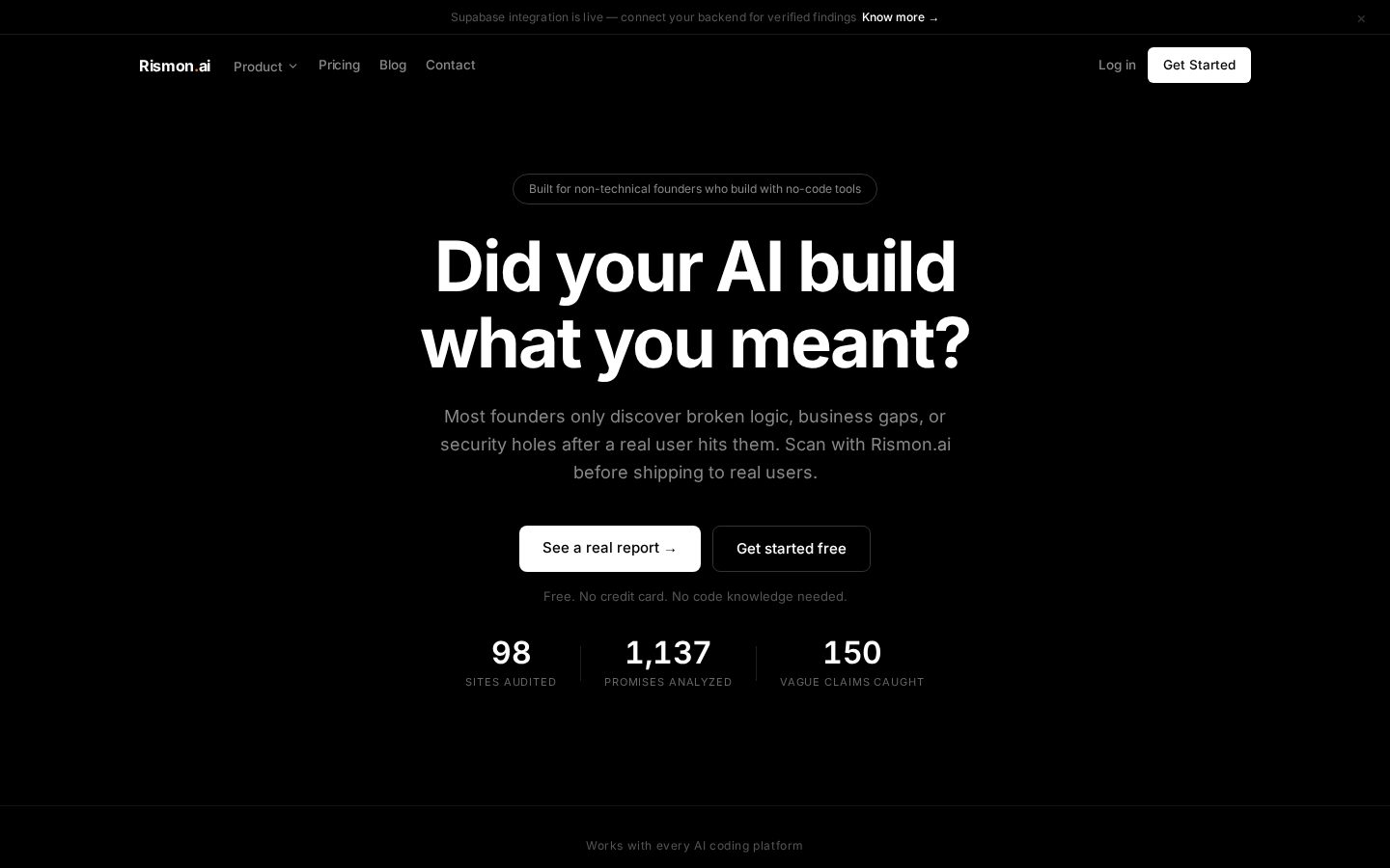 Rismon.ai Homepage