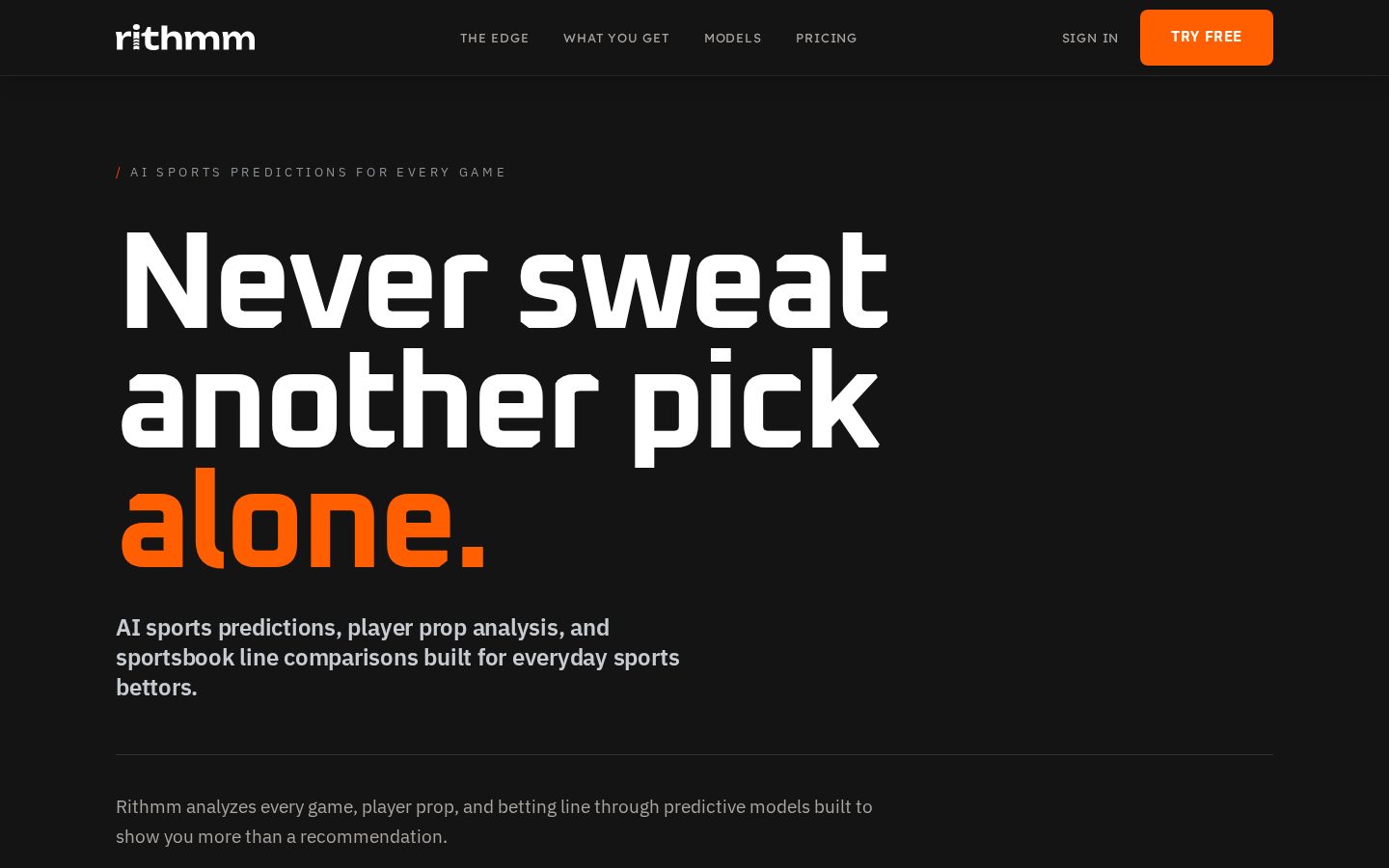 Rithmm Homepage