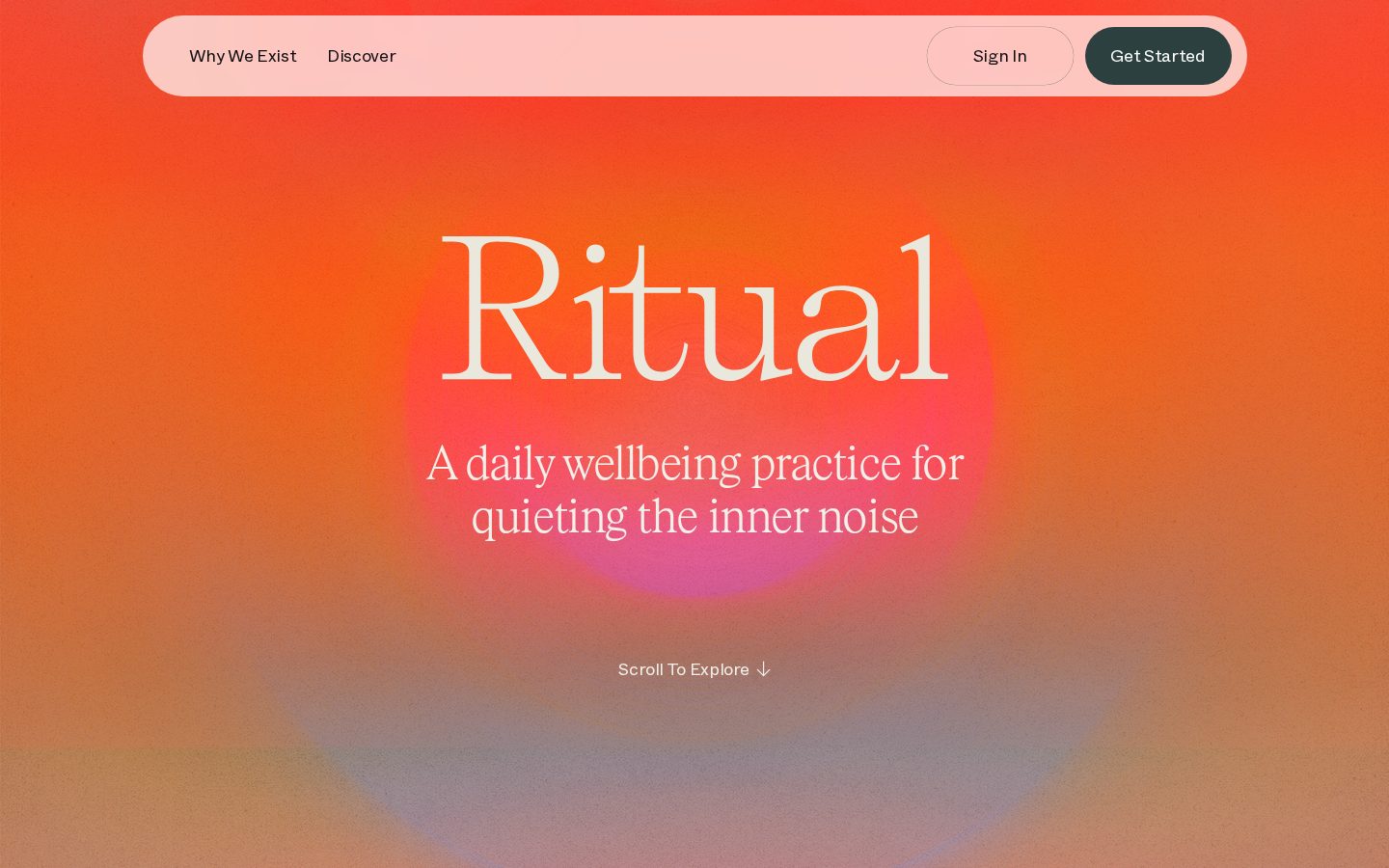 Ritual Homepage