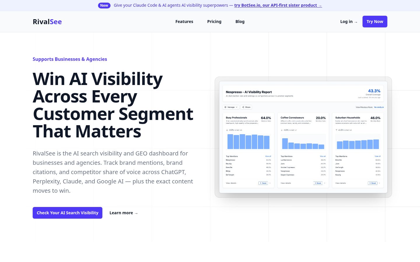 RivalSee Homepage