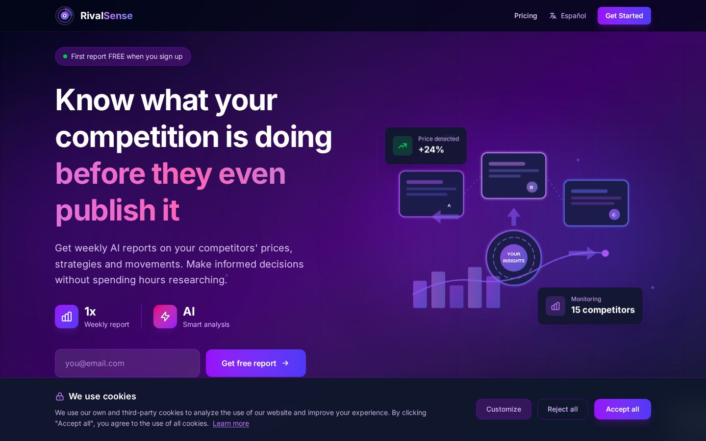 RivalSense Homepage