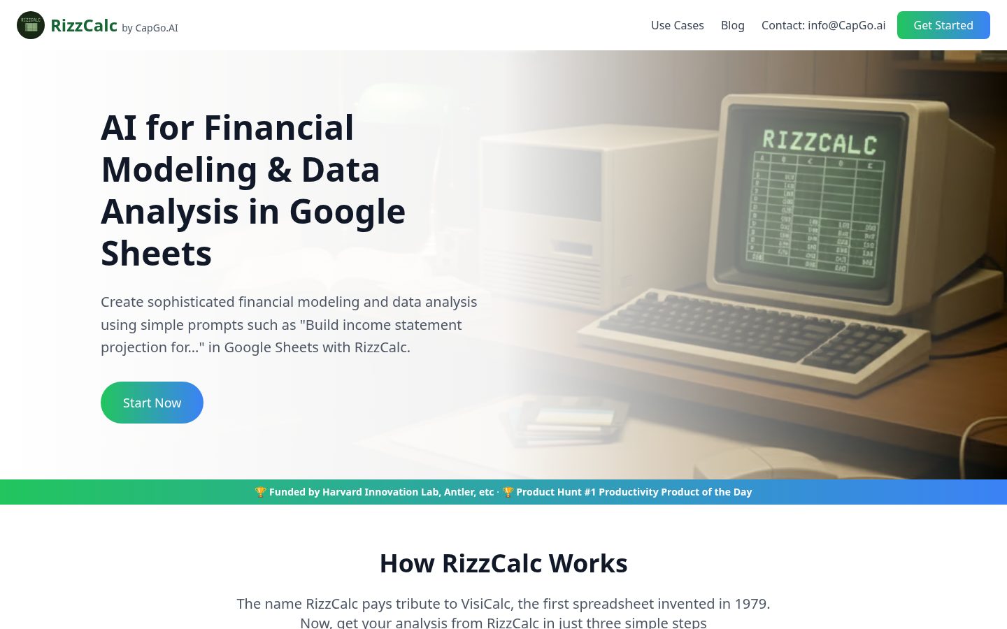 RizzCalc Homepage