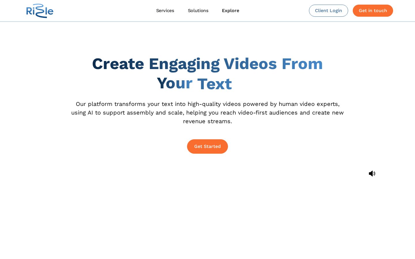 Rizzle Homepage