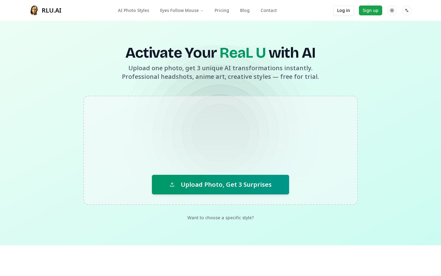 RLU.AI Homepage